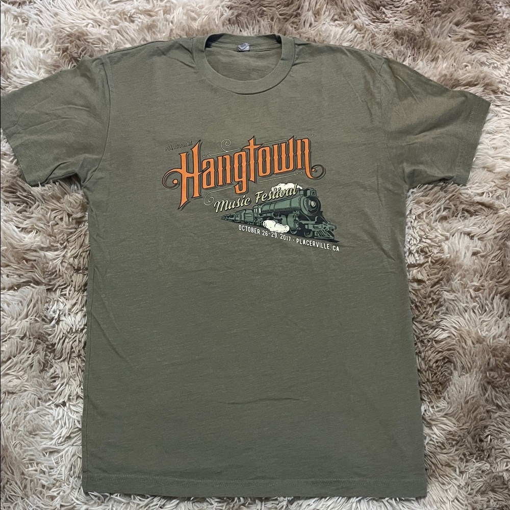Hangtown Music Festival Olive Green T-Shirt